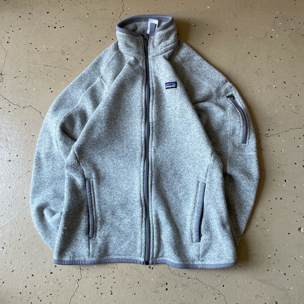 Patagonia Gray Better Sweater Full-Zip Fleece Jacket Womens Small